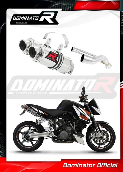 990 SUPER DUKE (2005 - 2013) exhaust silencer gp1 | Dominator