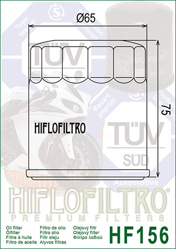 625 SMC (2004 - 2005) alyvos filtras | Hiflofiltro