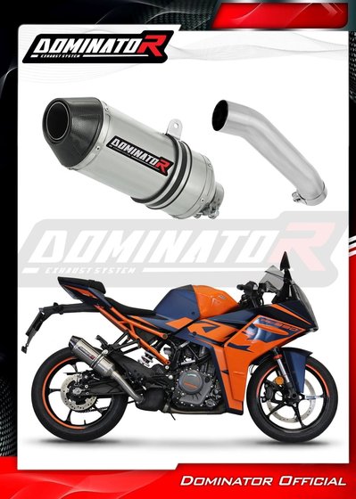 RC 390 (2022 - 2023) exhaust silencer muffler hp3 + db killer | Dominator