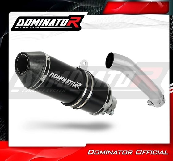 RC 390 (2022 - 2023) exhaust silencer muffler hp3 black + db killer | Dominator