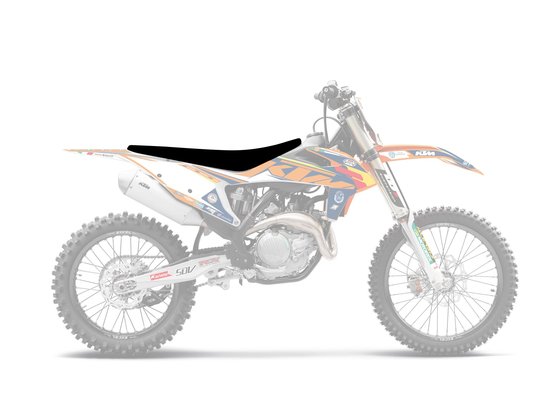 65 SX (2019 - 2019) piramidės formos sėdynės užvalkalas ktm sx/sxf 2019, juodos spalvos | BLACKBIRD RACING