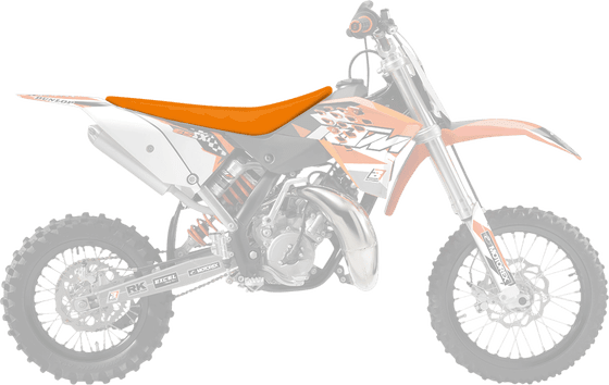 65 SX (2002 - 2015) piramidės formos sėdynės užvalkalas oranžinis | BLACKBIRD RACING