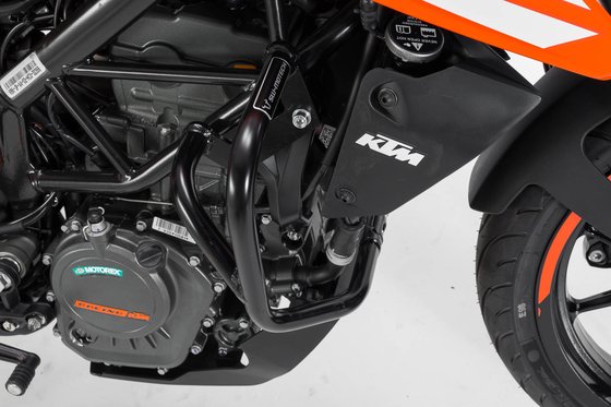 200 DUKE (2012 - 2016) juoda apsauginis lankas, skirta ktm 125/200 duke | SW-MOTECH