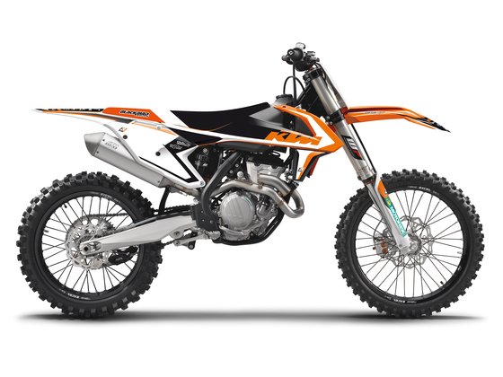 450 SX-F FACTORY EDITION (2016 - 2018) grafinis rinkinys su sėdynės užvalkalu, skirtas ktm 16-18 | BLACKBIRD RACING