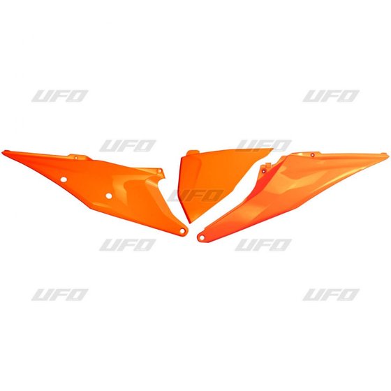 125 SX (2019 - 2020) fluo oranžinės spalvos šoninės plokštės | UFO