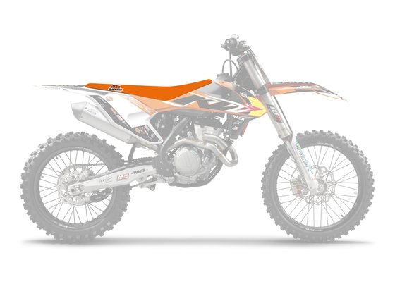 350 EXC F (2017 - 2019) blackbird sėdynės užvalkalas replica trophy 22 ktm | BLACKBIRD