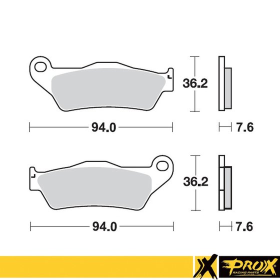 625 SXC (2002 - 2007) priekinės stabdžių kaladėlės | ProX