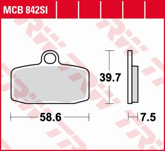 FREERIDE E-XC/SM/SX (2015 - 2022) bekelės stabdžių trinkelės | TRW