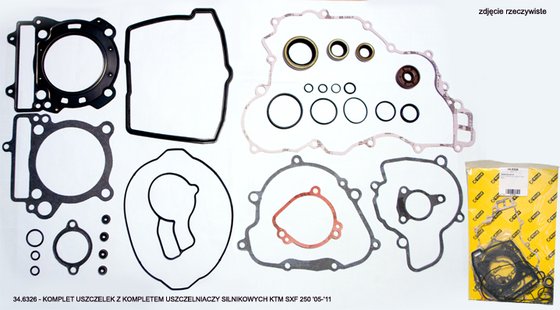 250 SX-F (2005 - 2012) prox visas tarpiklių rinkinys ktm250sx-f '05-11 | ProX