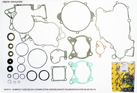 85 SX (2013 - 2017) prox pilnas tarpiklių rinkinys ktm85sx '13-17 + tc85 '14-17 | ProX