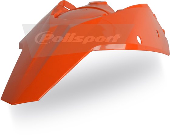 450 XC-F (2007 - 2017) rear orange fender with side panels | POLISPORT