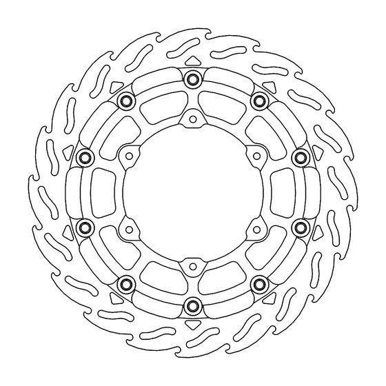 690 SMC (2007 - 2022) flame racing brake rotor | MOTO-MASTER