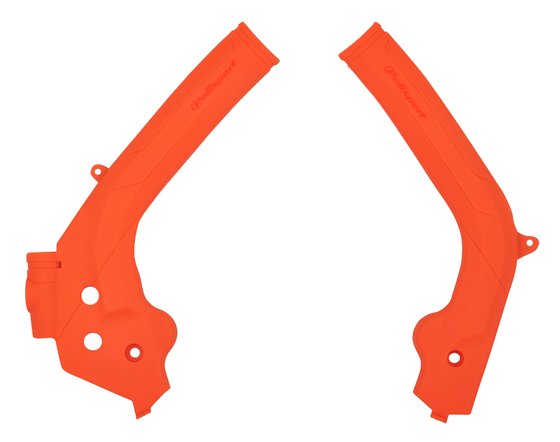 450 XC-F (2007 - 2017) frame guard for ktm sxf 2016-2018 orange | POLISPORT