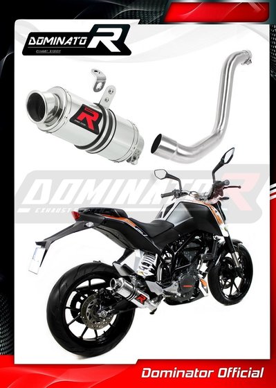 200 DUKE (2011 - 2016) exhaust silencer gp1 | Dominator