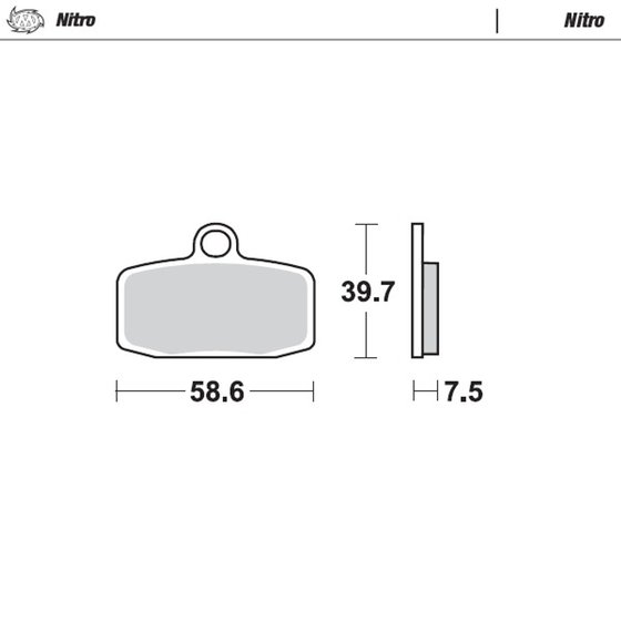 FREERIDE E-XC/SM/SX (2012 - 2021) nitro offroad brake pad | MOTO-MASTER