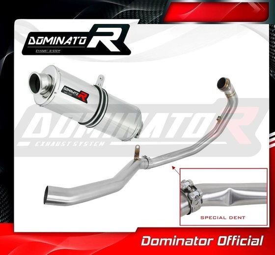 390 ADVENTURE (2020 - 2022) exhaust full system silencer oval | Dominator