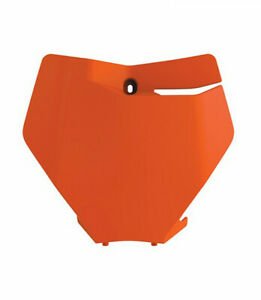 300 XC (2006 - 2022) front plate for ktm 2019+ in orange | POLISPORT