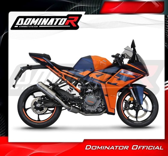 RC 390 (2022 - 2023) full exhaust system ex silencer ov g2 + db killer | Dominator