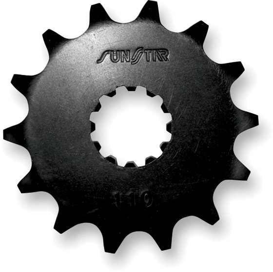 65 SX (2000 - 2022) 13t 420 pitch black steel front replacement sprocket | SUNSTAR SPROCKETS