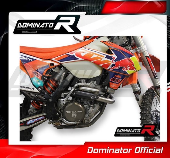 350 EXC F (2012 - 2015) exhaust header pipe with powerbomb | Dominator