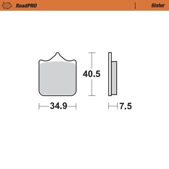 990 SUPER DUKE R (2007 - 2013) sintered front brake pad | MOTO-MASTER