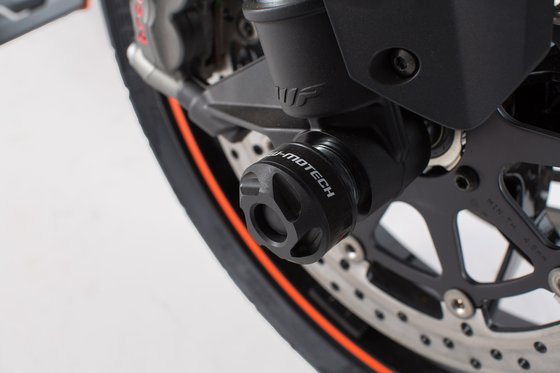 1290 SUPER DUKE GT (2016 - 2020) front axle slider set (black) | SW-MOTECH