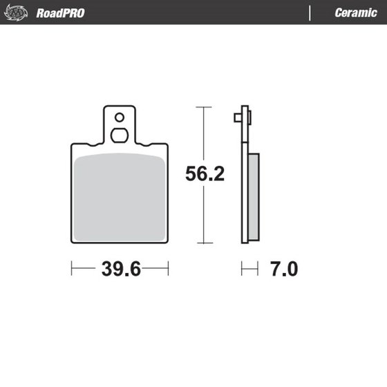 250 MX (1985 - 1986) ceramic brake pad | MOTO-MASTER