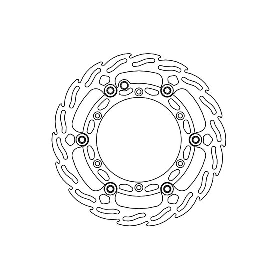 200 XC (1998 - 2019) moto-master flame brakedisc front ø260 husqvarna: factory blue | MOTO-MASTER