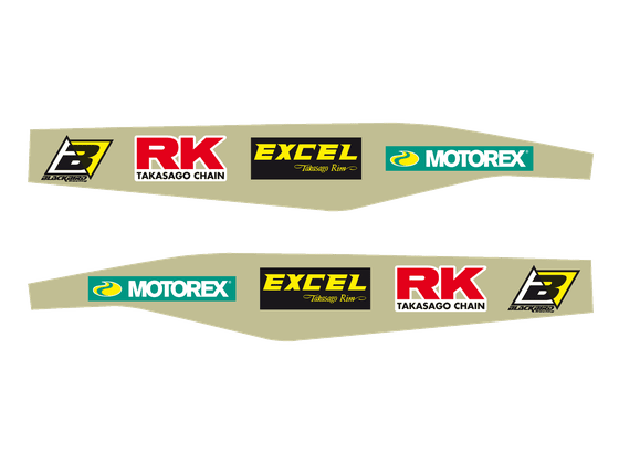 250 SX-F (2011 - 2022) swingarm stickers | BLACKBIRD RACING