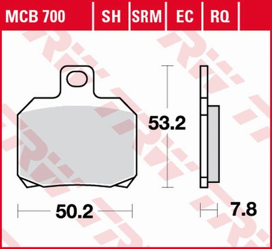 1290 SUPER DUKE R (2014 - 2022) organic sport brake pad | TRW