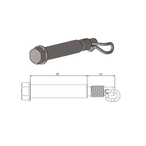 65 SX (2022 - 2022) brake pad pin | MOTO-MASTER