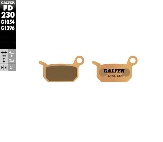 50 (all models) (2000 - 2022) street sinter brake pad | GALFER