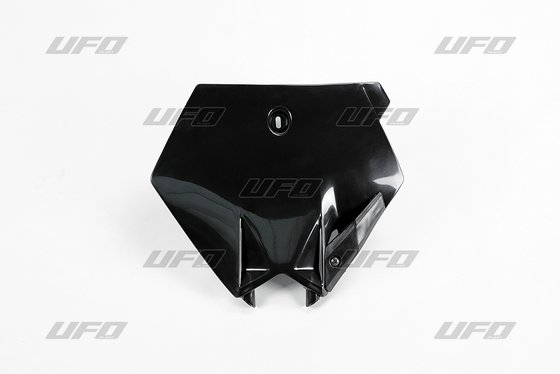 85 SX (2004 - 2012) front number plate for ktm 85sx in black | UFO