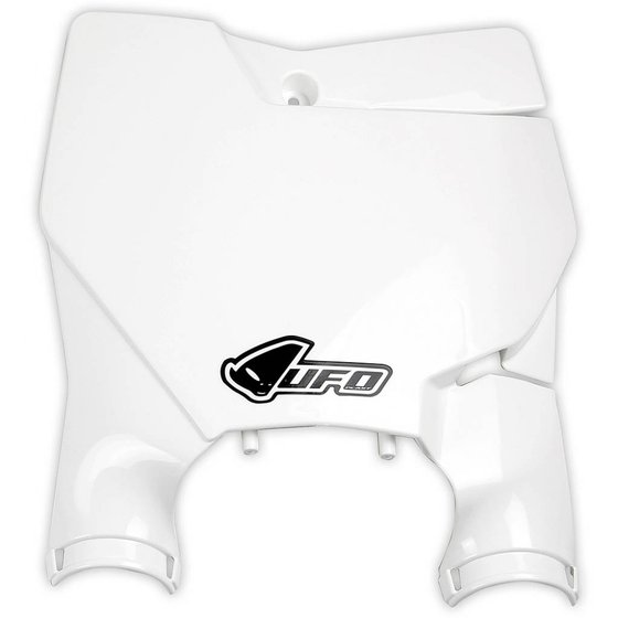 450 SX-F (2007 - 2021) ufo stadium front number plate for sx/sxf 16 (white) | UFO