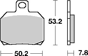 1190 RC8 R (2009 - 2015) brakepads ceramic | SBS