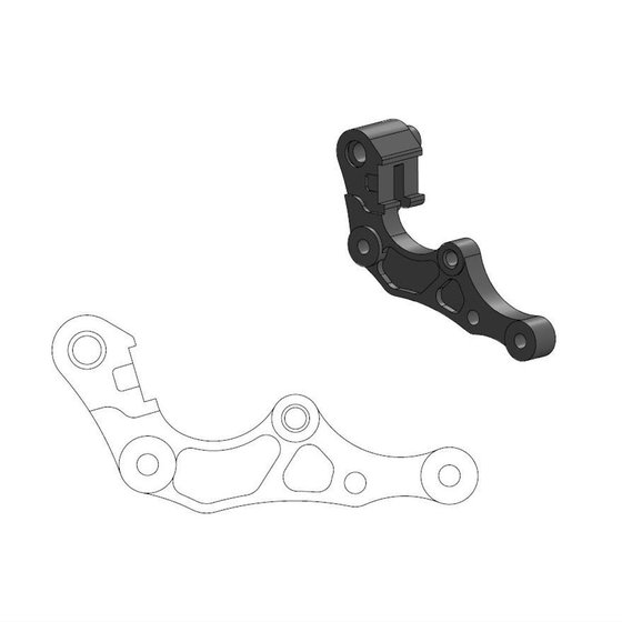 FREERIDE E-XC/SM/SX (2021 - 2022) brake caliper relocation bracket | MOTO-MASTER