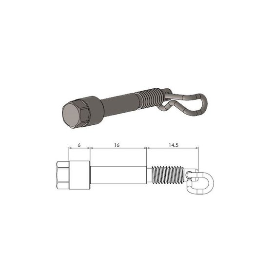 SX E 5 (2019 - 2023) brake pad pin | MOTO-MASTER