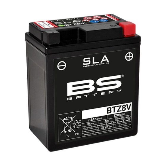 125 DUKE (2013 - 2013) btz8v sla battery | BS BATTERY